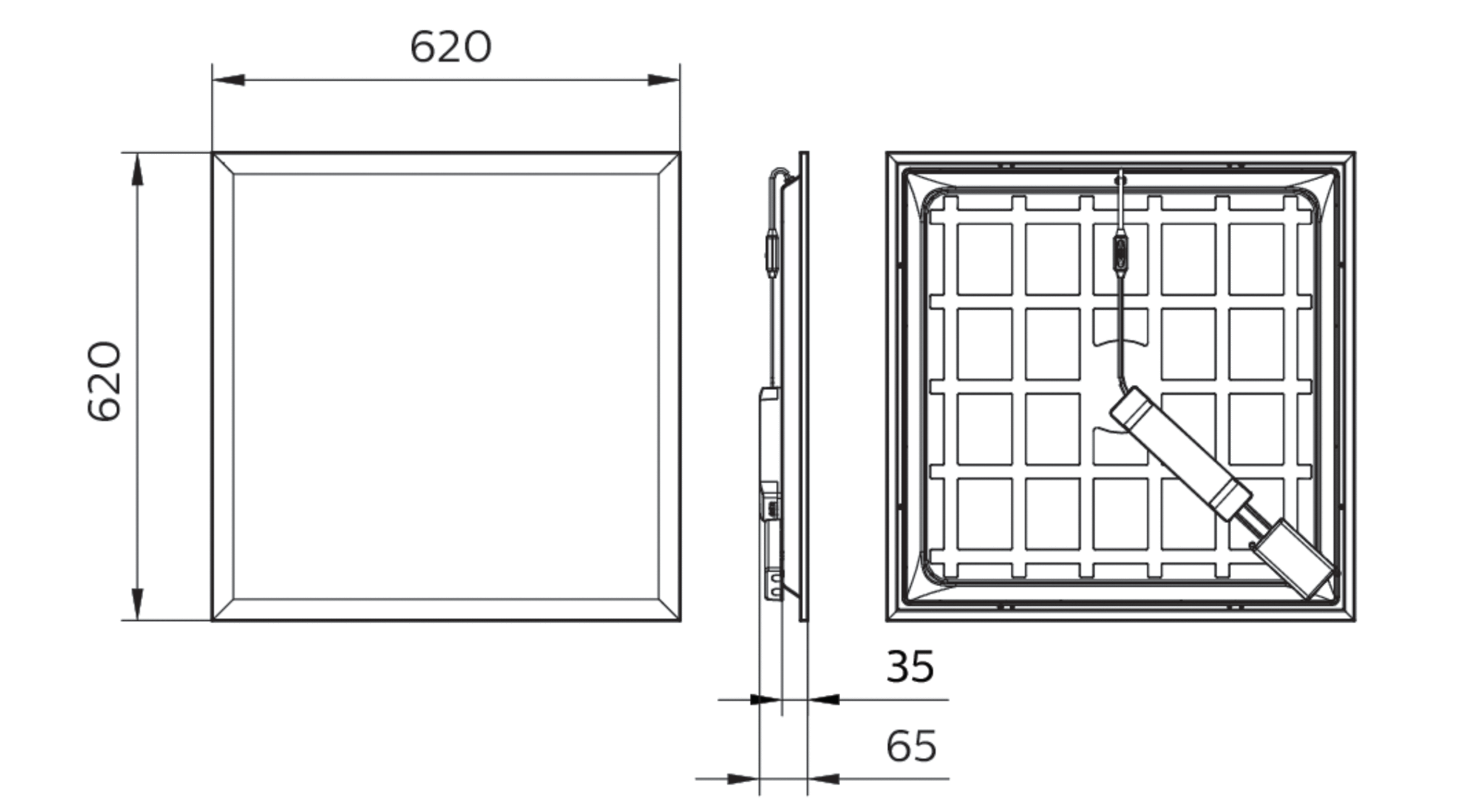 Ceiling-/wall luminaire - Mazda Leuchten