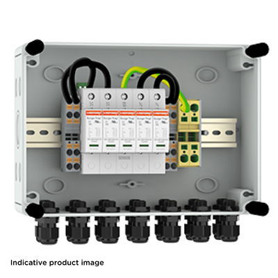Photovoltaik-Stringbox 2 MPP/2 String DC1000V Überspannungsableiter Typ 1+2 mit Verschraubung