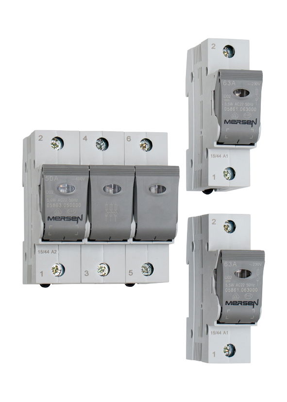 Lasttrennschalter DIN D0 Linocur® Größe D02 440VAC 63A 3-polig , Breite 79.80mm – Bild 2 von 2