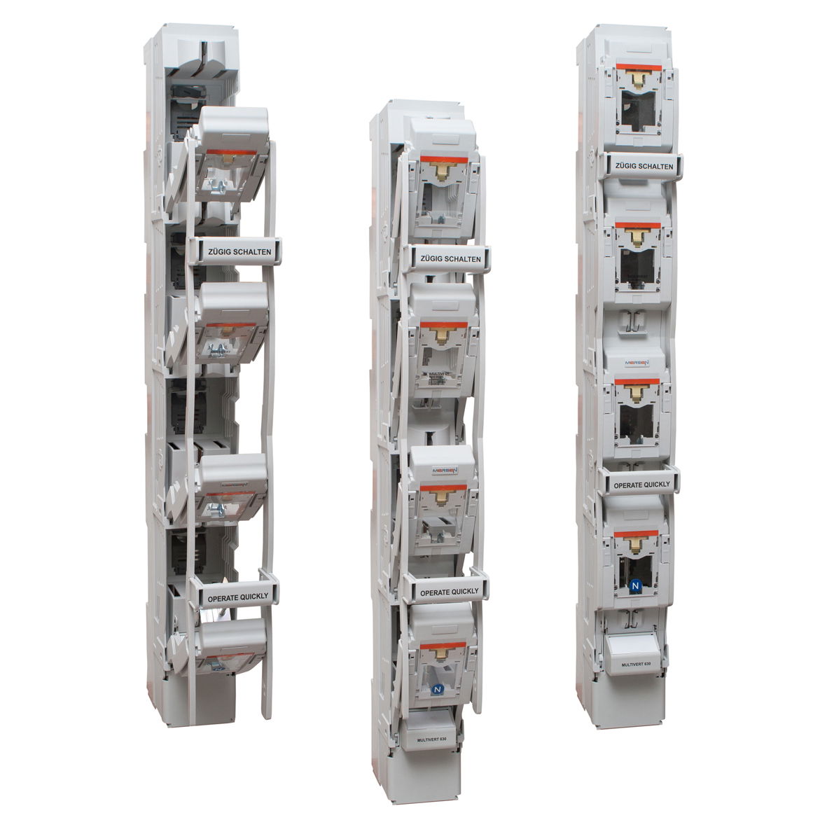 NH-Sicherungslastschaltleiste MULTIVERT® Größe 3 630A 1x4-polig schaltend SaS-System 185mm Schraube M12 Bolzen – Bild 3 von 3