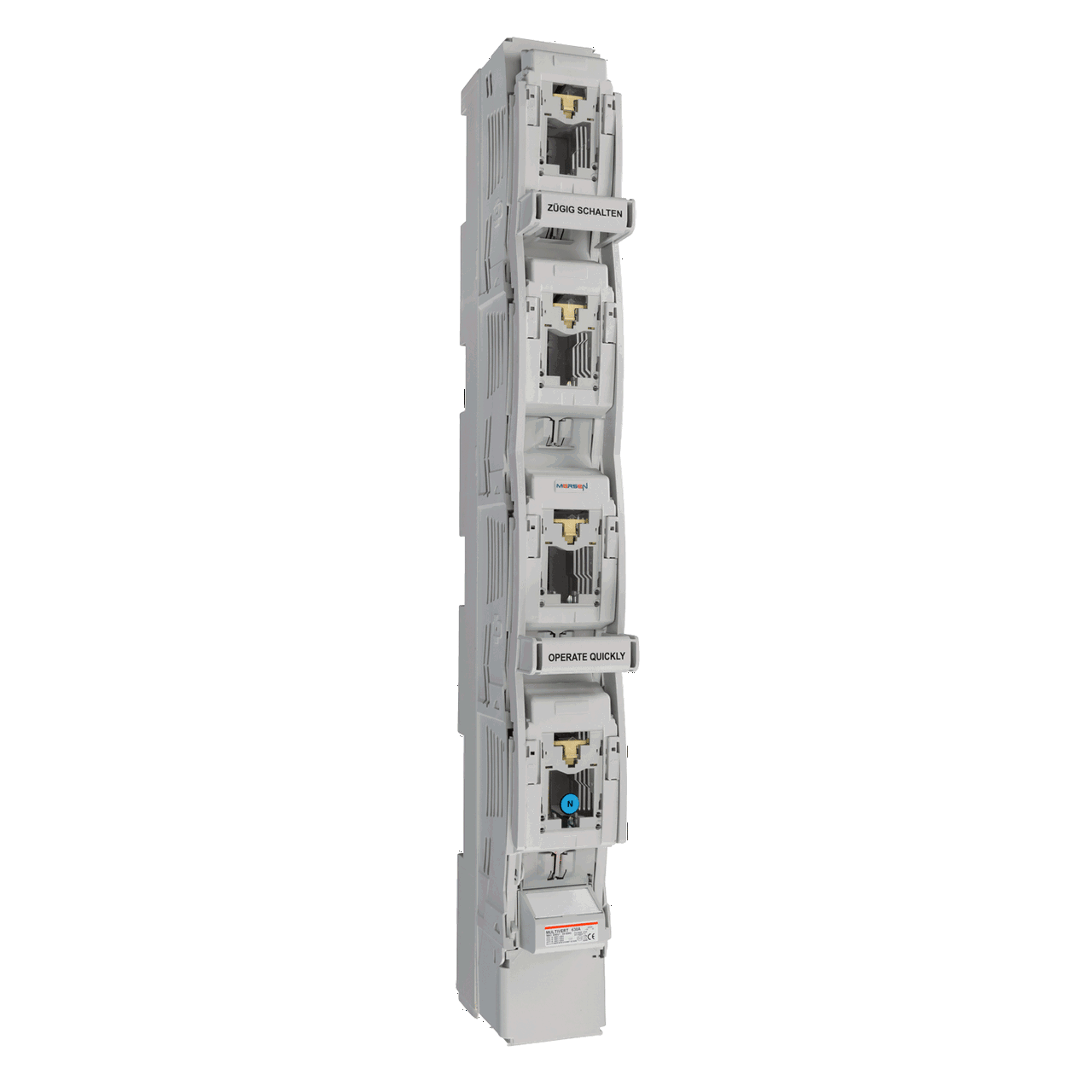 NH-Sicherungslastschaltleiste MULTIVERT® Größe 3 630A 1x4-polig schaltend SaS-System 185mm Schraube M12 Bolzen – Bild 2 von 3