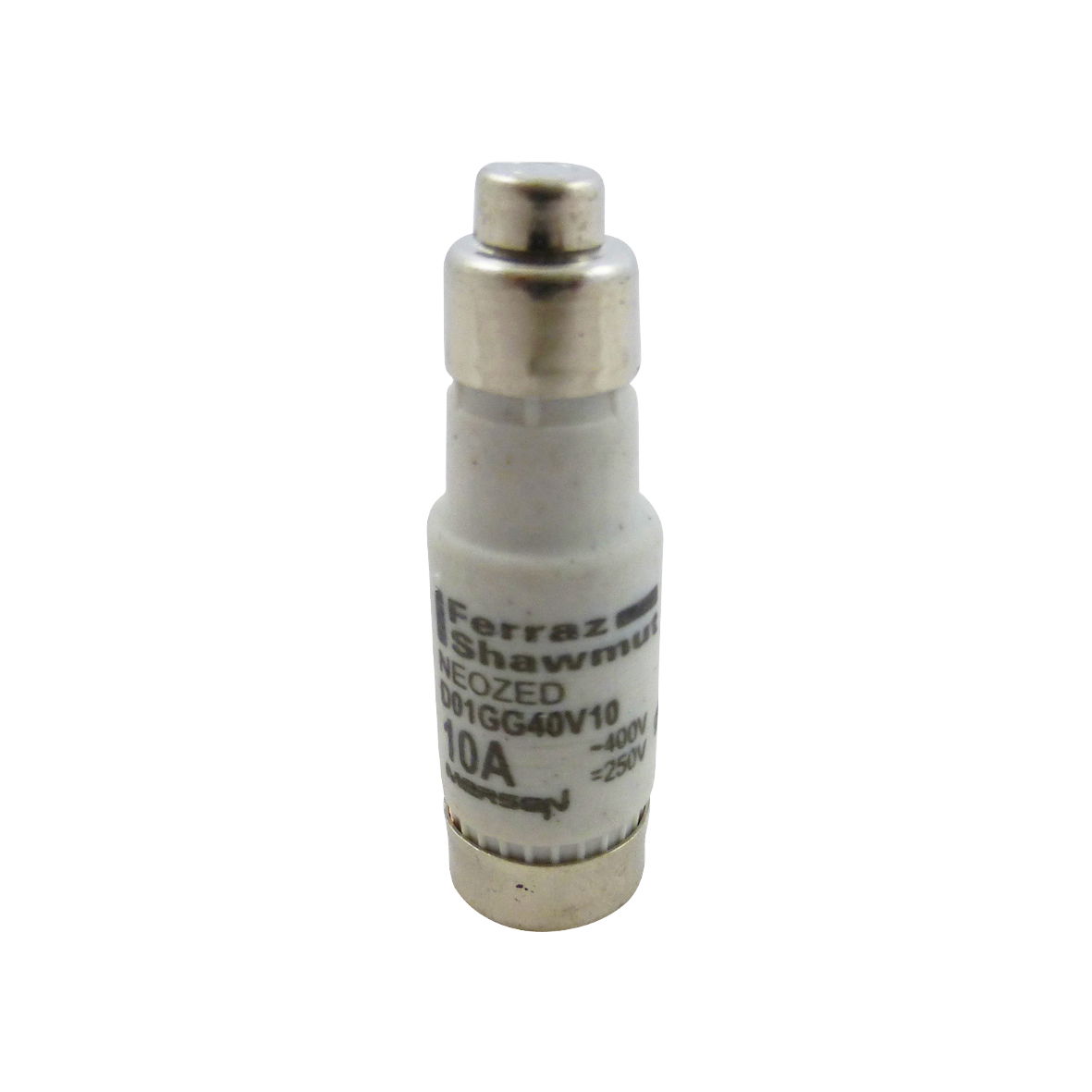 DIN D0 Sicherungseinsatz Neozed gG Größe D01 400VAC 250VDC 10A Farbcode Rot Verpackungsmenge 50