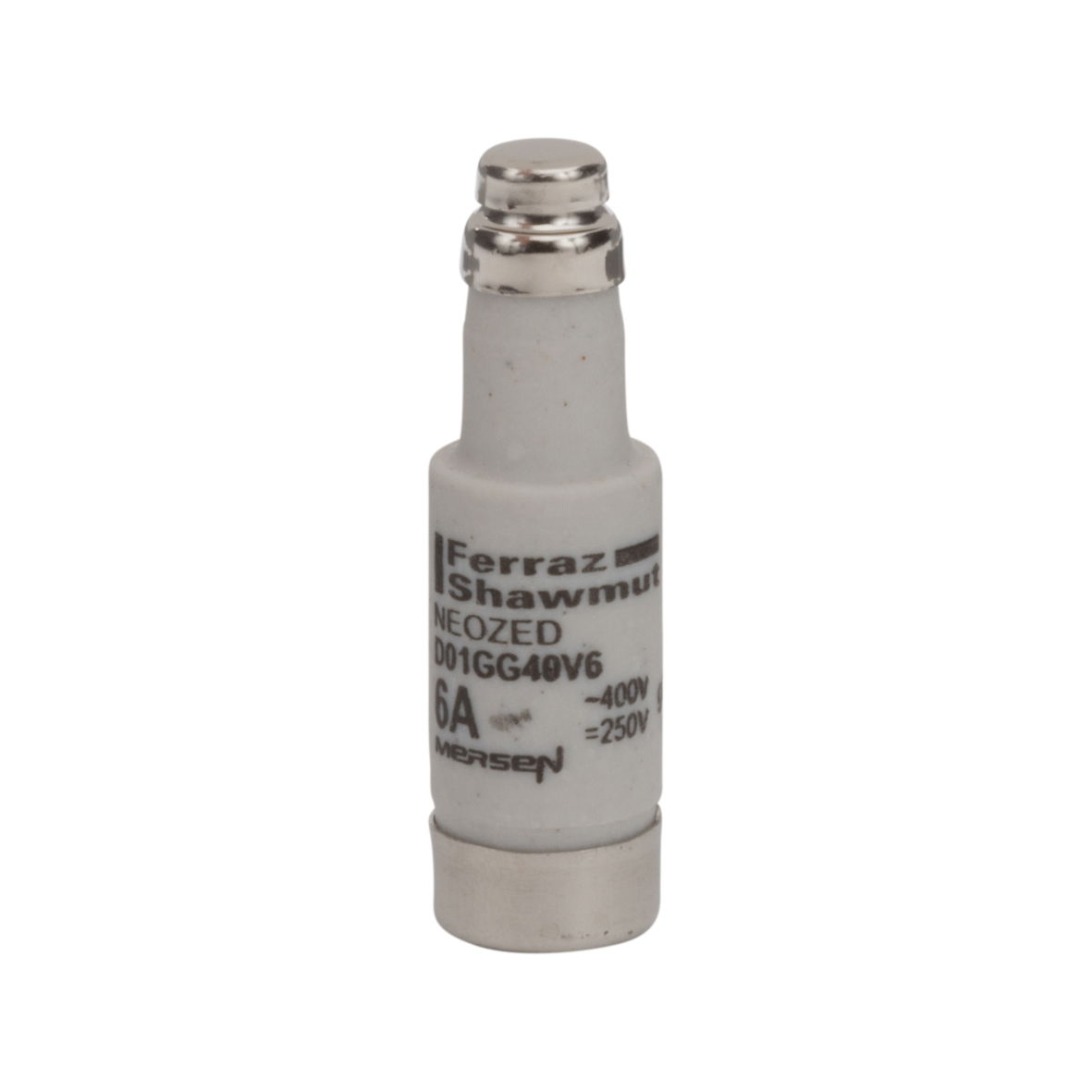 DIN D0 Sicherungseinsatz Neozed gG Größe D01 400VAC 250VDC 6A Farbcode Grün Verpackungsmenge 50