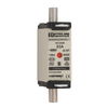 Sicherungseinsatz DIN NH Standard gG Größe NH000 500VAC 250VDC 63A spannungsfreie Grifflaschen (SGL) Doppelkennmelder Körperbreite 21mm