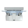 SCHUKO-Steckdose, erhöhter Berührungsschutz, Steckklemmen, aluminium, System M