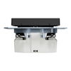 SCHUKO-Steckdose, Steckklemmen, schwarz matt, System M