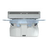 SCHUKO-Steckdose mit Lichtauslass und LED-Beleuchtungs-Modul, Berührungsschutz, Steckklemmen, aluminium, System M