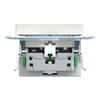 Schuko Steckdose mit USB Ladegerät TPb Polarweiß System M