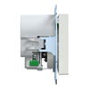 Schuko Steckdose mit USB Ladegerät TPb Polarweiß System M
