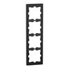 D-Life Metall Rahmen, 4fach, Moccametallic