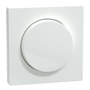 Zentralplatte mit Drehknopf, Lotosweiß, System Design
