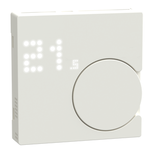 Connected Raumtemperaturregler-Modul, polarweiss, System M, ZB