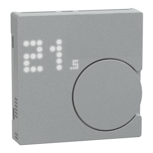 Connected Raumtemperaturregler-Modul, aluminium, System M, ZB