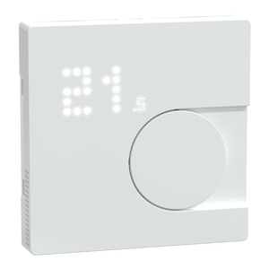 Connected Raumtemperaturregler-Modul, lotosweiß, System Design, Works with Wiser, Zigbee, Wiser Home