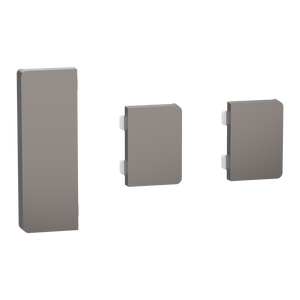 Tastsensor Flex, KNX, System Design, 3fach, Wippe, Nickelmetallic