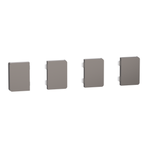 Tastsensor Flex, KNX, System Design, 4fach, Wippe, Nickelmetallic