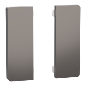 Tastsensor Flex, KNX, System Design, 2fach, Wippe, Nickelmetallic
