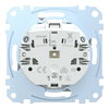 SCHUKO-Steckdose, erhöhter Berührungsschutz, Steckklemmen, aluminium, System M