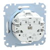 SCHUKO-Steckdose, erhöhter Berührungsschutz, Steckklemmen, aluminium, System M
