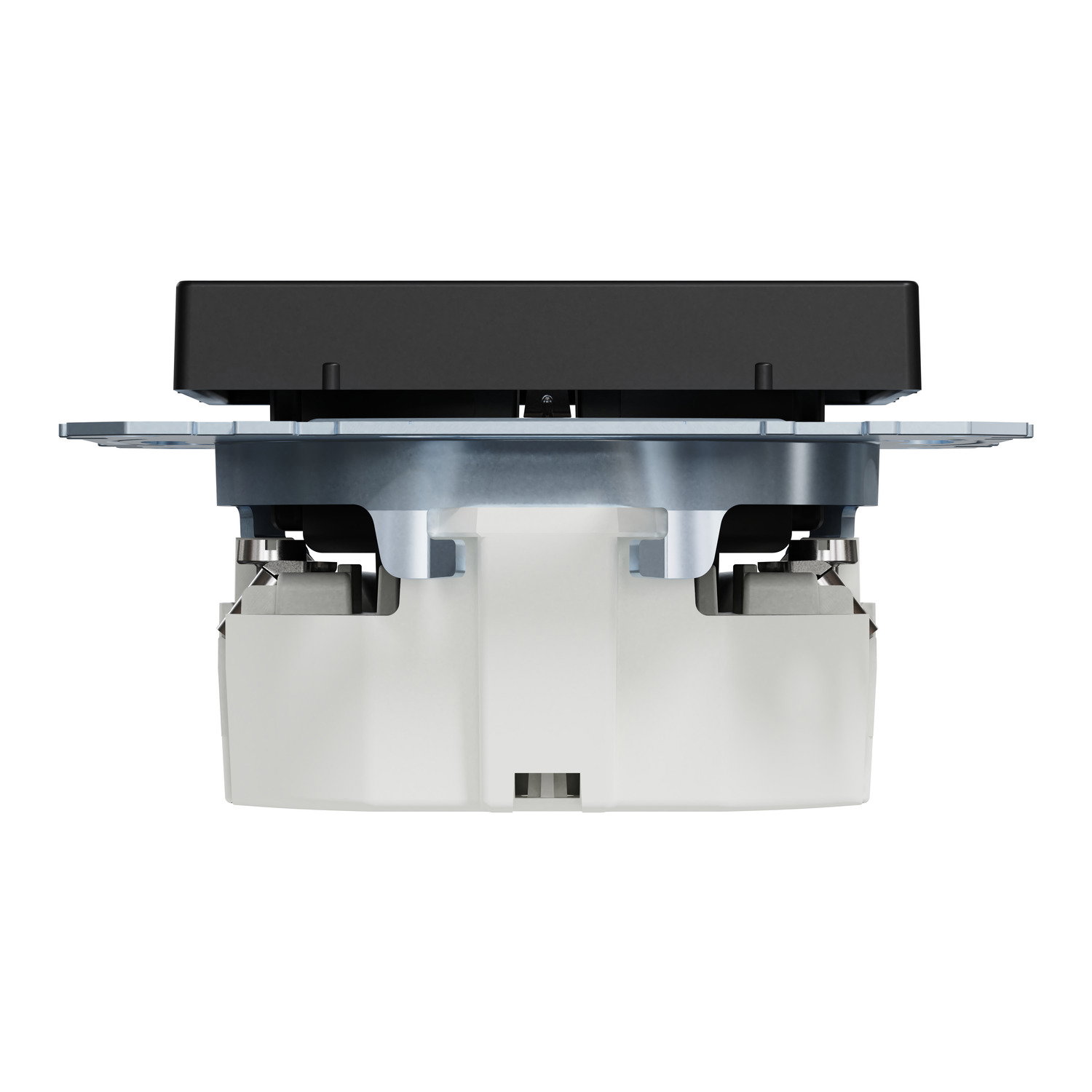 SCHUKO-Steckdose, Steckklemmen, schwarz matt, System M – Bild 3 von 9