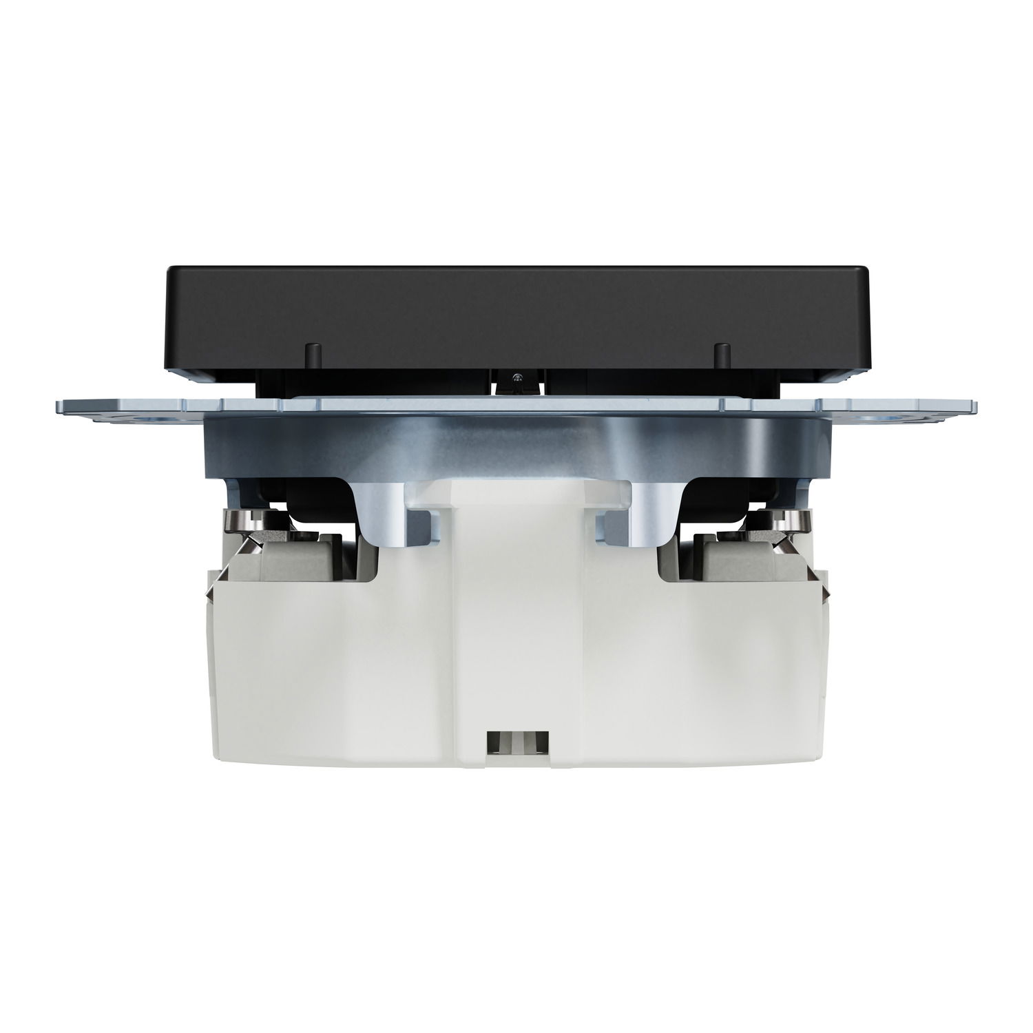 SCHUKO-Steckdose, Steckklemmen, schwarz matt, System M – Bild 3 von 9