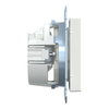 SCHUKO-Steckdose, Steckklemmen, polarweiß, System M