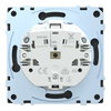 SCHUKO-Steckdose, Steckklemmen, Anthrazit, System Design