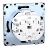 SCHUKO-Steckdose, Steckklemmen, Nickelmetallic, System Design