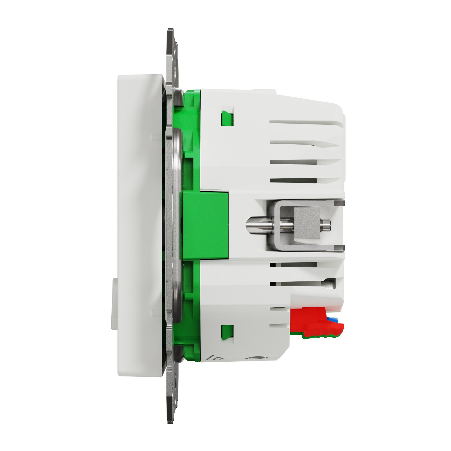 Connected SCHUKO-Steckdose 16A, System M, Thermoplast brillant, Polarweiß glänzend – Bild 6 von 10