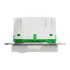 Connected SCHUKO-Steckdose 16A, System M, Thermoplast brillant, Polarweiß glänzend