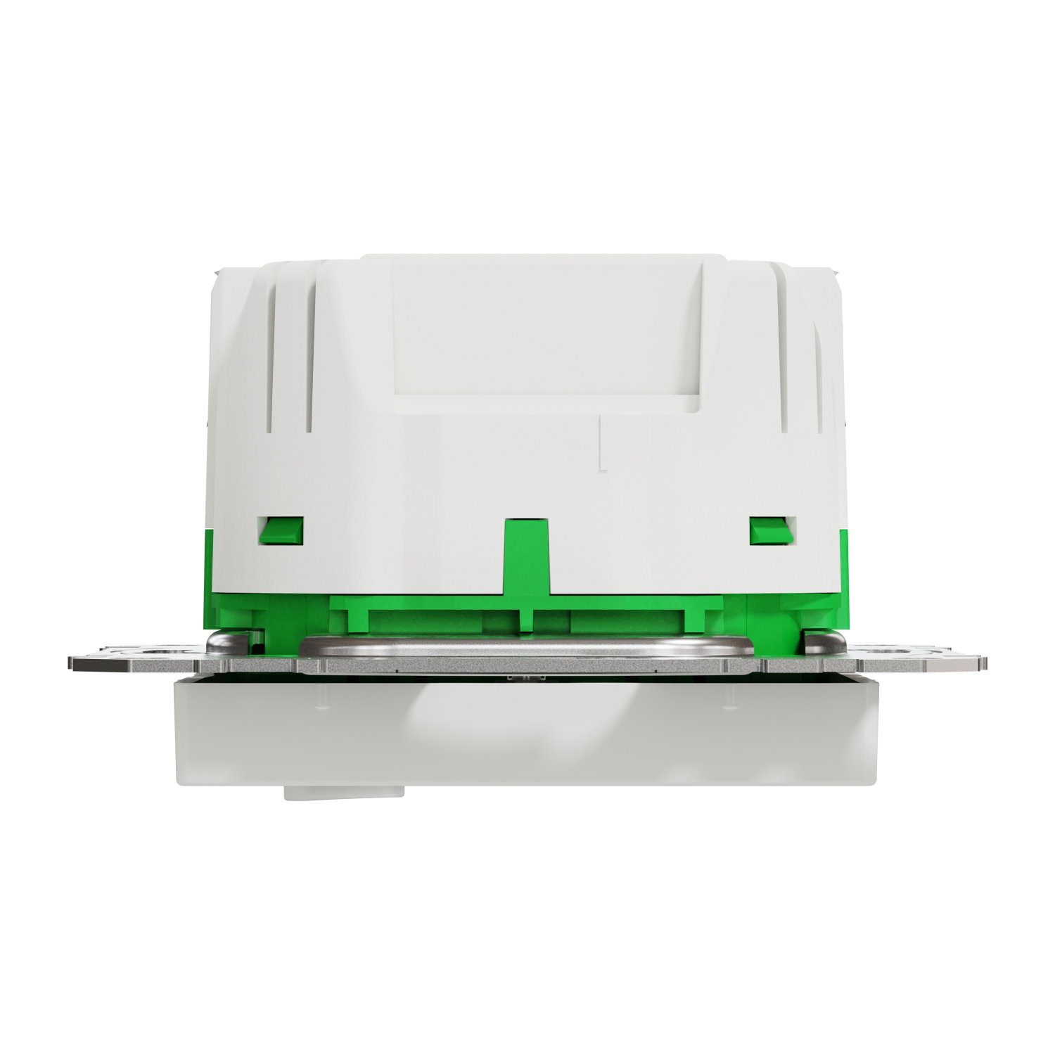 Connected SCHUKO-Steckdose 16A, System M, Thermoplast brillant, Polarweiß glänzend – Bild 4 von 10