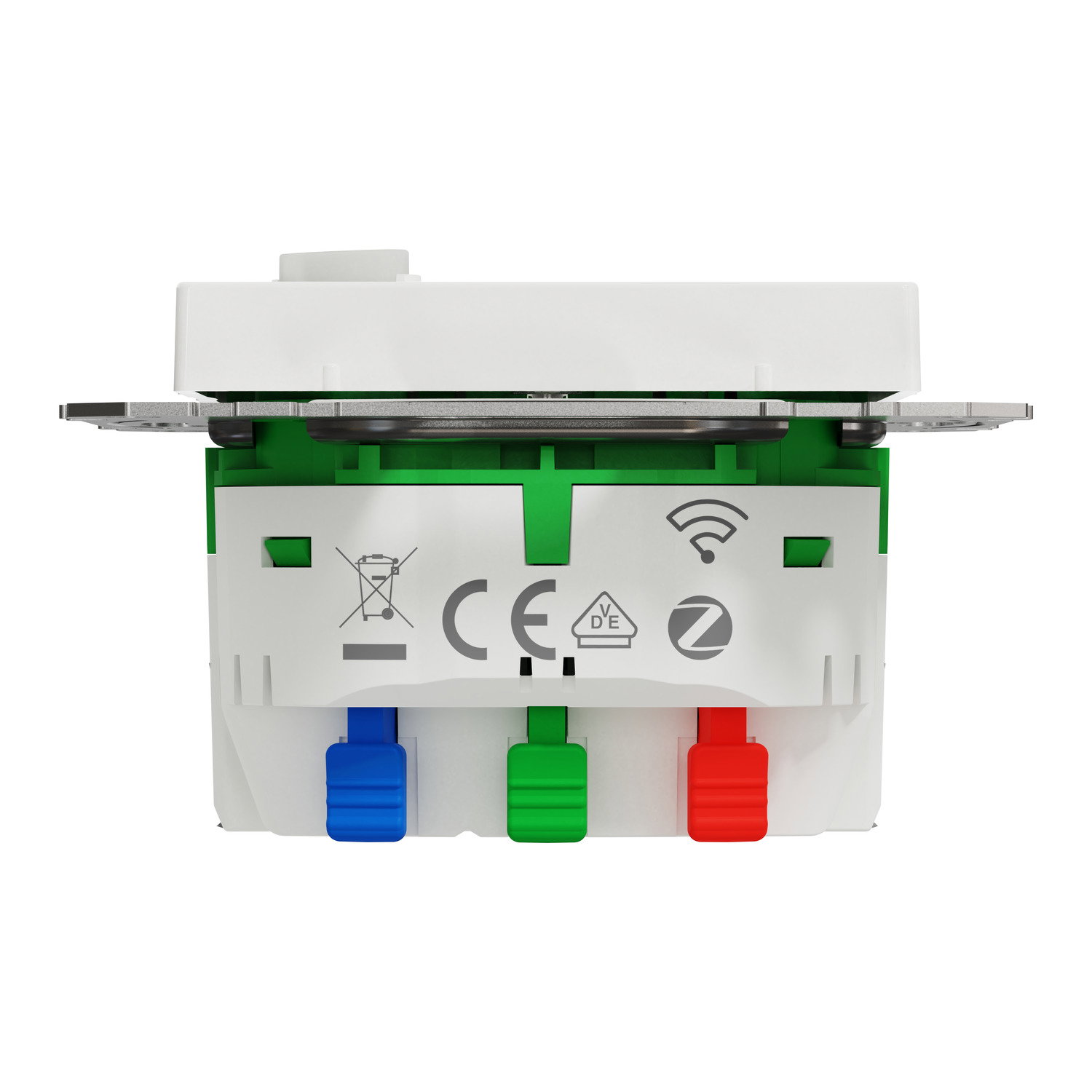Connected SCHUKO-Steckdose 16A, System M, Thermoplast brillant, Aktivweiß glänzend – Bild 3 von 9