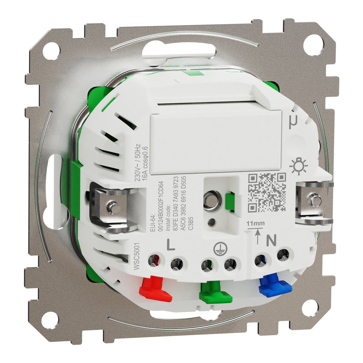 Connected SCHUKO-Steckdose 16A, System M, Thermoplast brillant, Aktivweiß glänzend – Bild 2 von 9