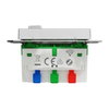 Connected SCHUKO-Steckdose 16A, System M, Thermoplast edelmatt, Aluminium