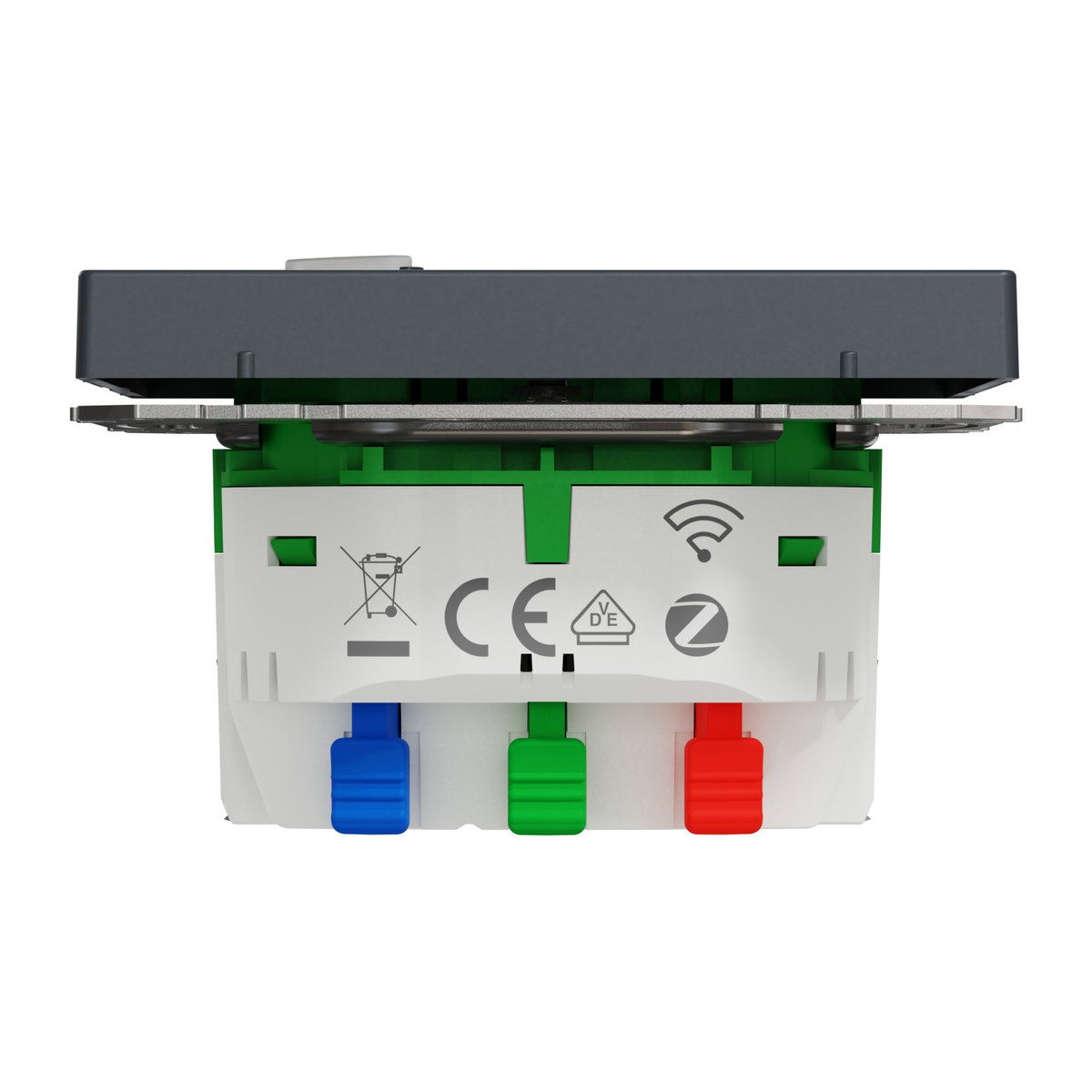 Connected SCHUKO-Steckdose 16A, System Design, Thermoplast lackiert, Anthrazit – Bild 3 von 9