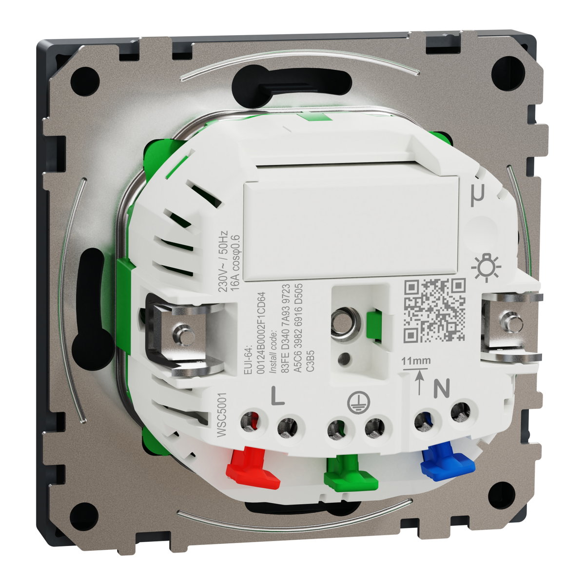 Connected SCHUKO-Steckdose 16A, System Design, Thermoplast lackiert, Anthrazit – Bild 2 von 9