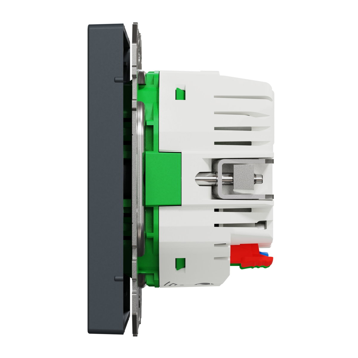 Connected SCHUKO-Steckdose 16A, System Design, Thermoplast lackiert, Anthrazit – Bild 6 von 9