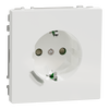 Connected SCHUKO-Steckdose 16A, System Design, Thermoplast brillant, Lotosweiß