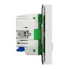 Connected SCHUKO-Steckdose 16A, System Design, Thermoplast brillant, Lotosweiß