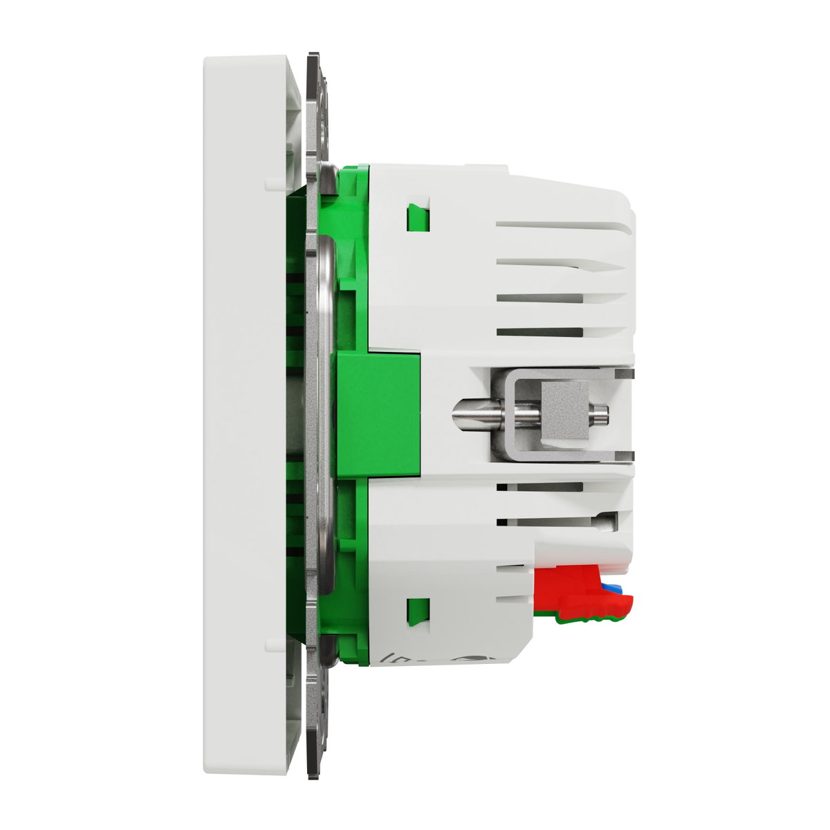 Connected SCHUKO-Steckdose 16A, System Design, Thermoplast brillant, Lotosweiß – Bild 6 von 9