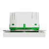 Connected SCHUKO-Steckdose 16A, System Design, Thermoplast brillant, Lotosweiß