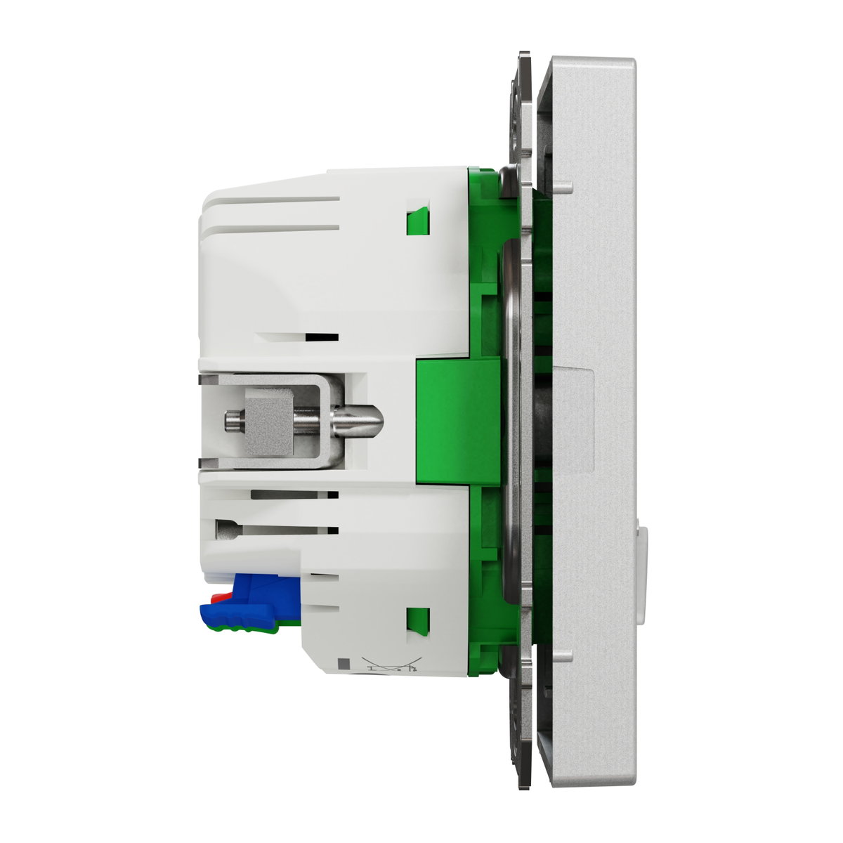 Connected SCHUKO-Steckdose 16A, System Design, Thermoplast lackiert, Edelstahl – Bild 5 von 9