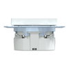 SCHUKO-Steckdose, Schraub-Liftklemmen, aktivweiß glänzend, System M