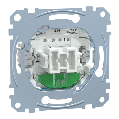 Aus/Wechsel-Kontrollschalter-Einsatz, 1-polig, 10 AX, AC 250 V, Steckklemmen
