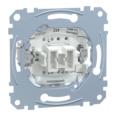 Aus/Wechselschalter-Einsatz, 1-polig, 10 AX, AC 250 V, Steckklemmen