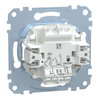 Taster-Einsatz mit Orientierungslicht, Schließer 1-polig, 10 A, AC 250 V, Steckklemmen