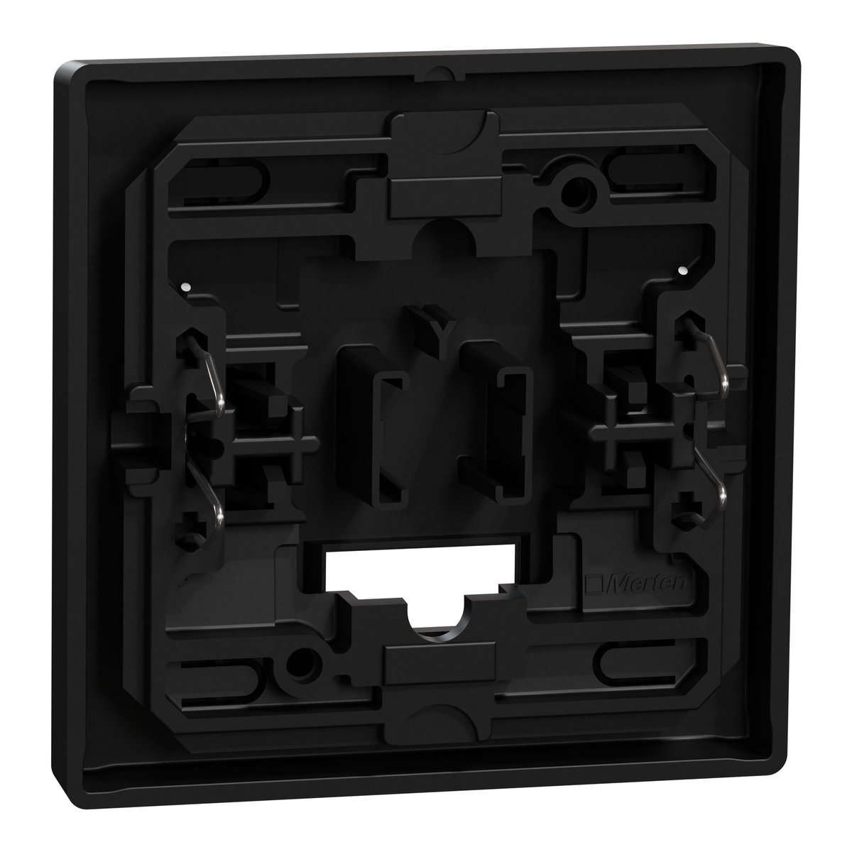 Wippe mit rechteckigem Symbolfenster, schwarz matt, System M – Bild 2 von 7