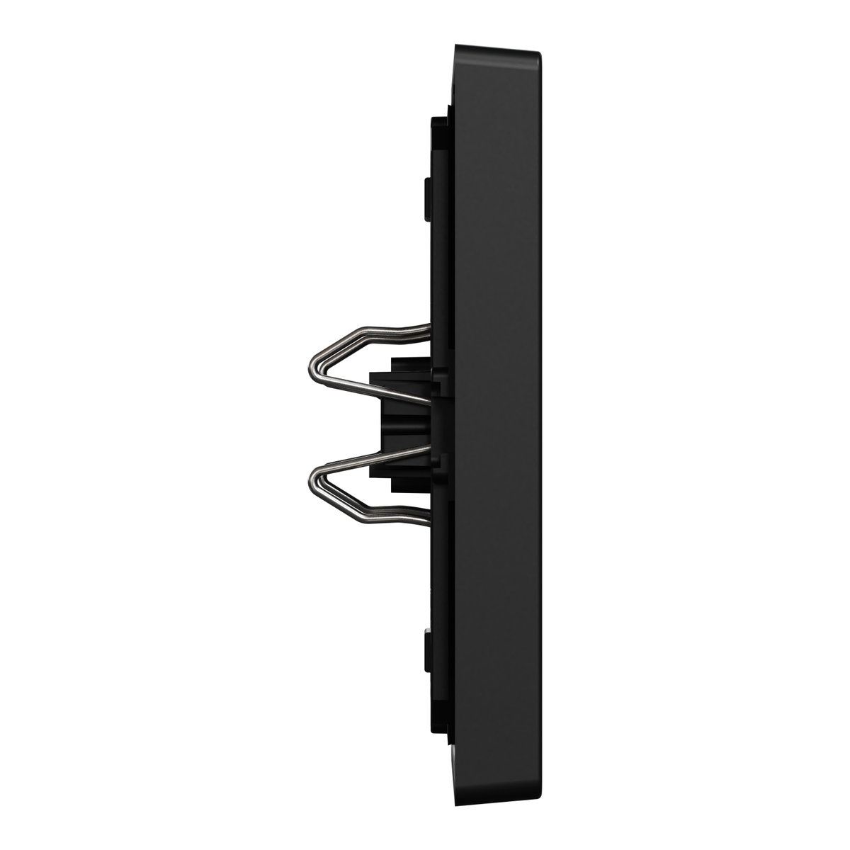 Wippe mit rechteckigem Symbolfenster, schwarz matt, System M – Bild 5 von 7