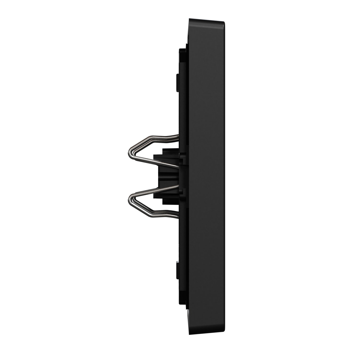 Wippe mit rechteckigem Symbolfenster, schwarz matt, System M – Bild 5 von 7