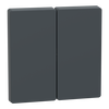 Wippe für Serienschalter, Anthrazit, System Design